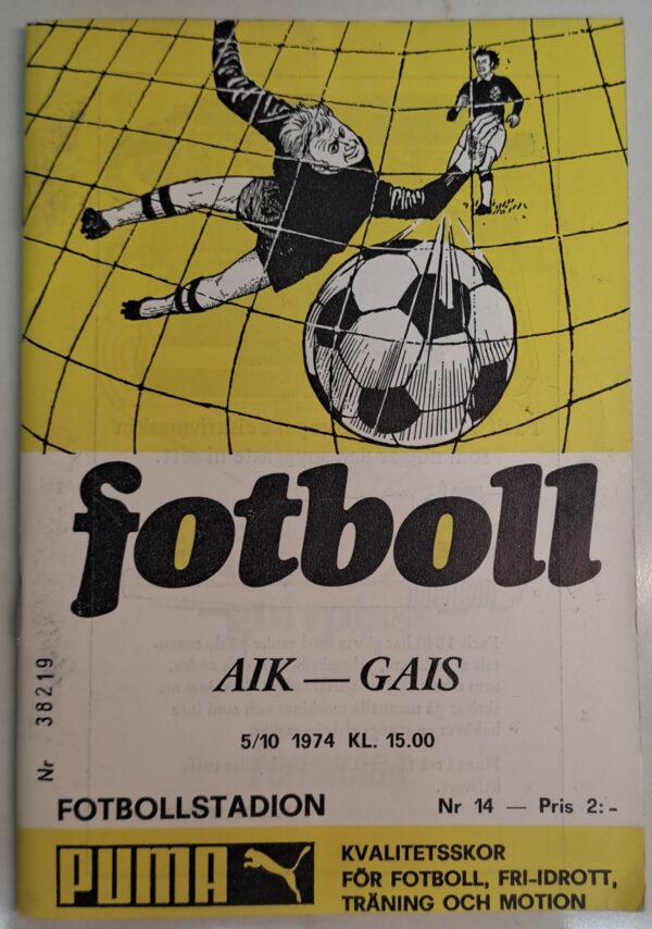 AIK-GAIS 1974