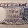 CINCO PESOS från Chile. Mycket bra skick-
