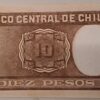 DIEZ PESOS från Chile. Mycket bra skick-