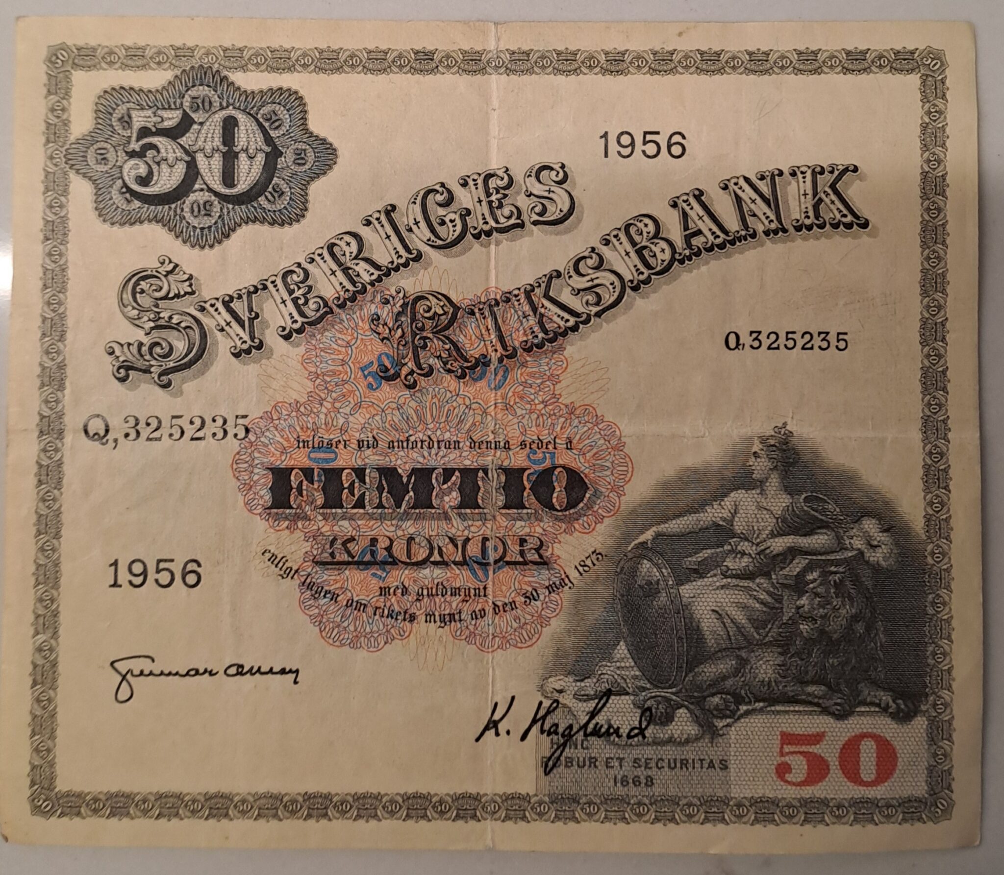 Femtio Kronor från 1956 – Baziano.eu