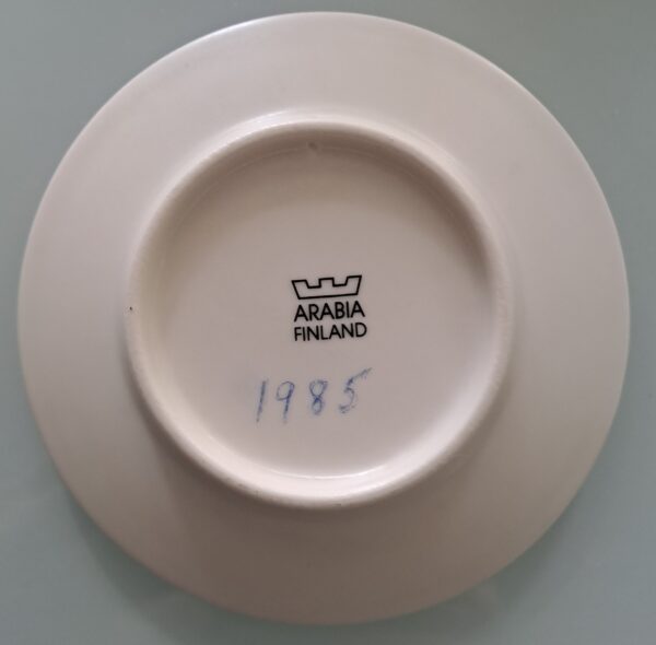 ARABIA 1985 små ARABIA Tallrik. Mycket bra skick