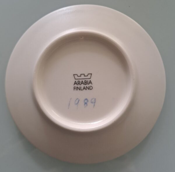 ARABIA 1989. små ARABIA Tallrik. Mycket bra skick