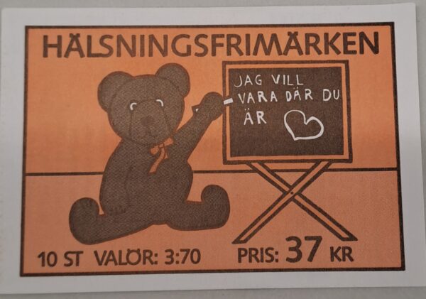 HÄLSNINGSFRIMÄRKEN frimärker oanvänd och Ostämplat.