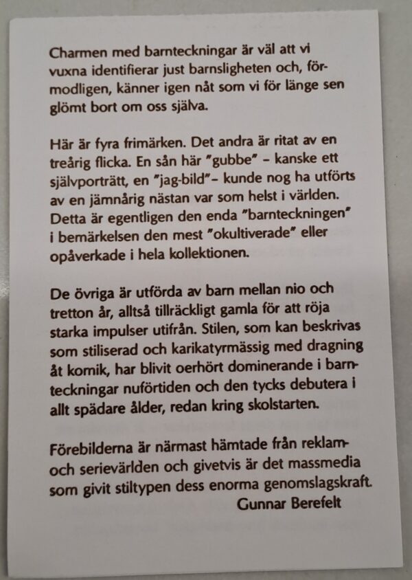 HÄLSNINGSFRIMÄRKEN frimärker oanvänd och Ostämplat.