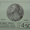 NOBELPRISTAGARE 1909 frimärker oanvänd och Ostämplat.
