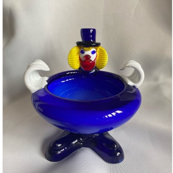MURANO CLOWN SKÅL i glas.