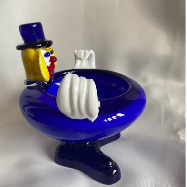 MURANO CLOWN SKÅL i glas.