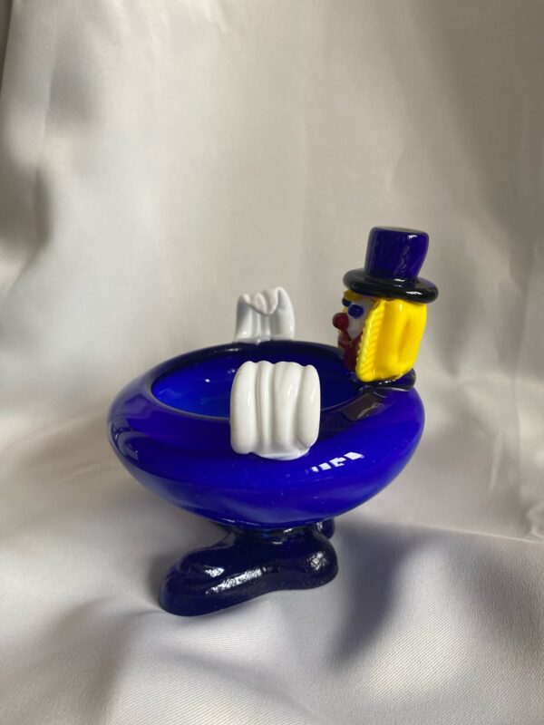 MURANO CLOWN SKÅL i glas.