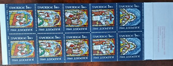 Julpost 1982 Komplett oanvänd/ostämplat