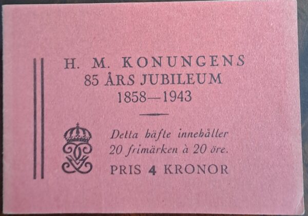 H.M.Konung 85 års jubileum. Komplett oanvänd/ostämplat