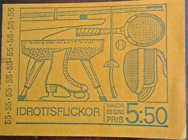 Idrottsflickor, 1972. Komplett oanvänd/ostämplat