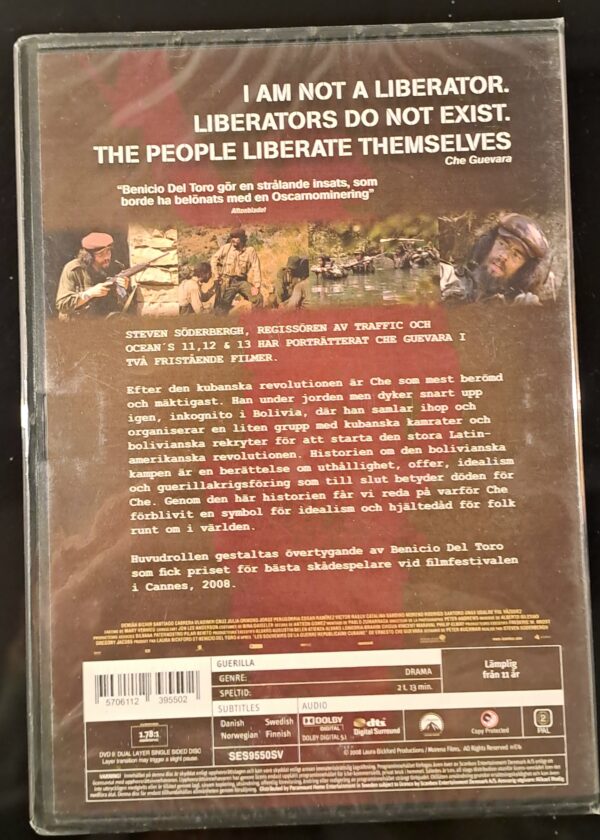 DVD CHE, Drama, Ny, inplastat.
