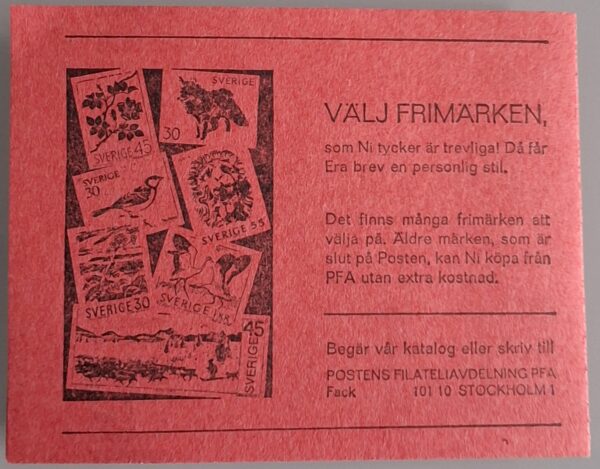 SVENSKA FÅGLAR,1970.