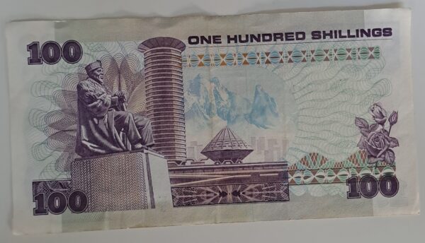 100 Shilings från Kenya