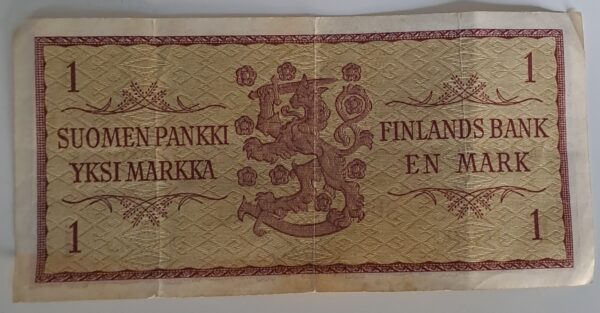 1 Markka från Finland