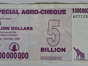 Five Billion Dollars från Zimbabwe