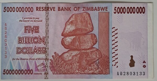 Five Billion Dollars från Zimbabwe