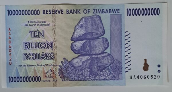 Ten Billion Dollars från Zimbabwe