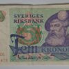 5 KRONOR SVENSK Mycket bra skick.