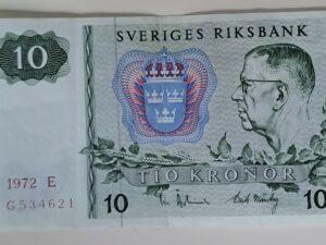 10 KRONOR SVENSK Mycket bra skick.