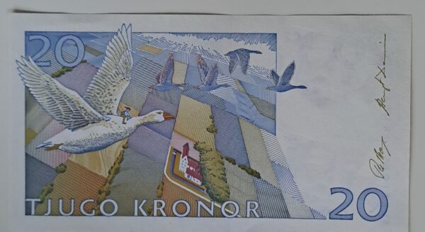 20 KRONOR SVENSK Mycket bra skick.