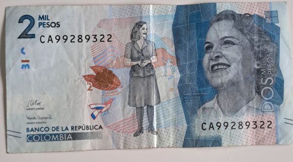 Sedel från Colombia