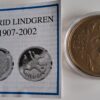 Astrid Lindgren 1907-2002 Sverige Gulsplaterad