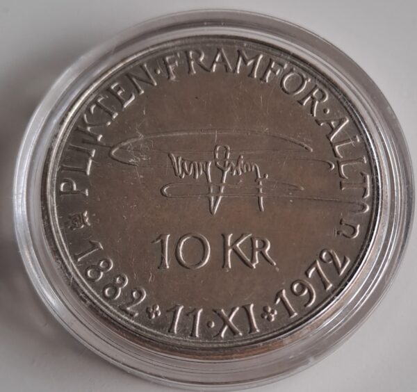 10 KRONOR SVENSK Mynt mycket bra skick.