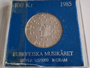 100 KRONOR SVENSK Mynt mycket bra skick.