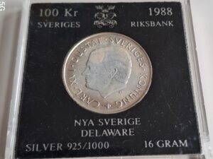 100 KRONOR SVENSK Mynt mycket bra skick.