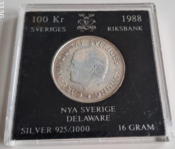 100 KRONOR SVENSK Mynt mycket bra skick.