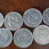 6 st. 1 krona från 1968 och 1 st från 69