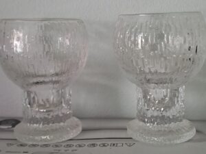 2 st. ittala små glas