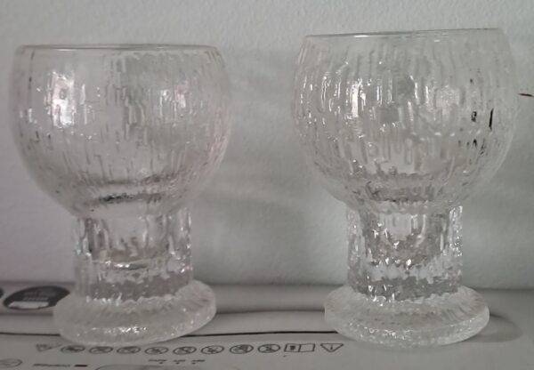 2 st. iittala små glas