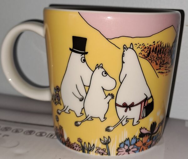 Moomin 80 år, Family Time,Muminmugg helt Ny, oanvänd