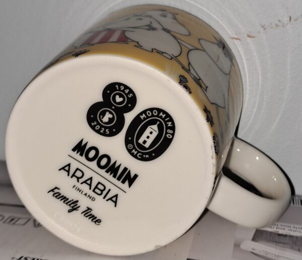 Moomin 80 år, Family Time,Muminmugg helt Ny, oanvänd