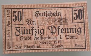 RATIONALISERINGS KUPONG från 1919. Oavänd, Ostämplat. Mycket bra skick.
