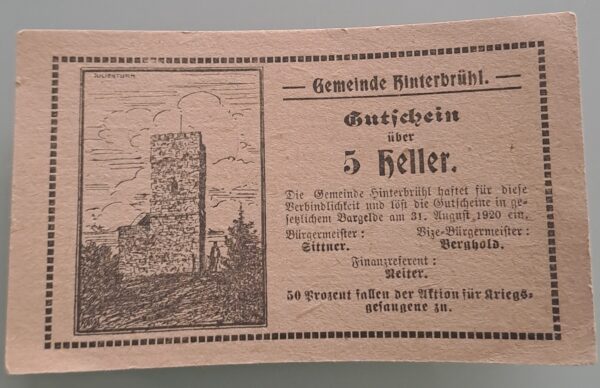 RATIONALISERINGS KUPONG från 1920. Oavänd, Ostämplat. Mycket bra skick.