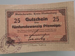 RATIONALISERINGS KUPONG från 1917. Använd, stämplat. Mycket bra skick.