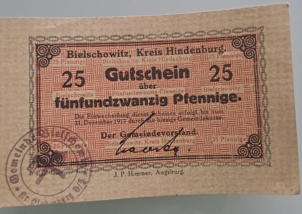 RATIONALISERINGS KUPONG från 1917. Använd, stämplat. Mycket bra skick.