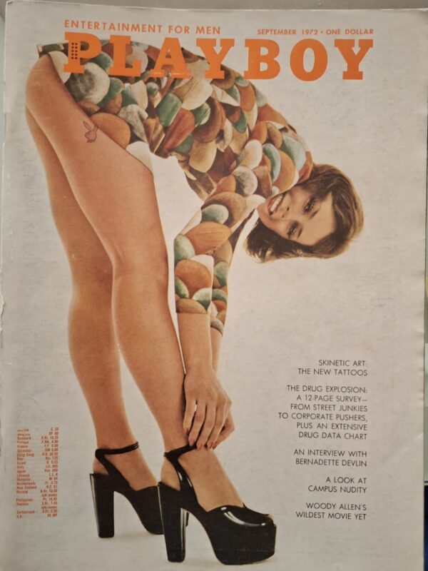 PLAYBOY från September 1972. Mycket bra skick.