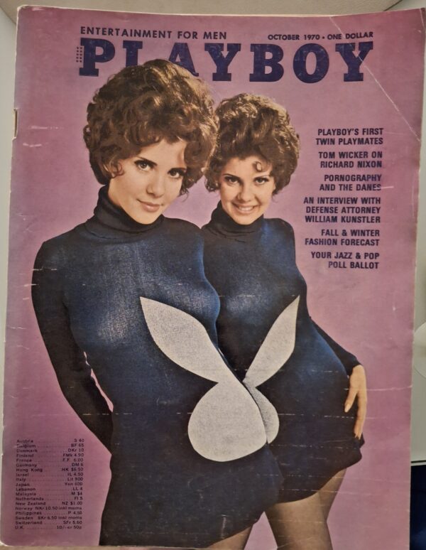 PLAYBOY från Oktober 1970. Mycket bra skick.
