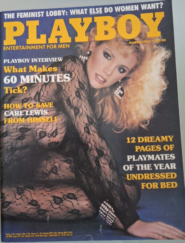 PLAYBOY från March 1985. Mycket bra skick.