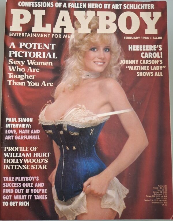 PLAYBOY från Februari 1984. Mycket bra skick.