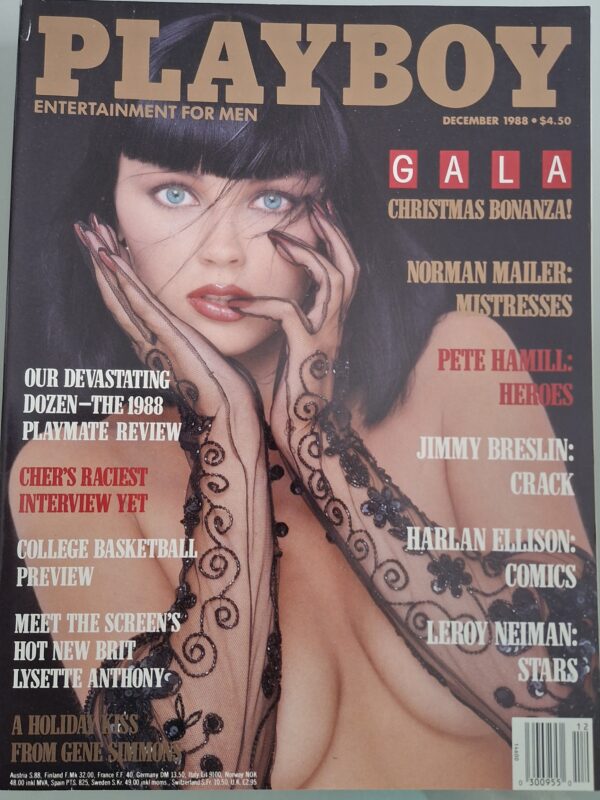 PLAYBOY från December 1988. Mycket bra skick.