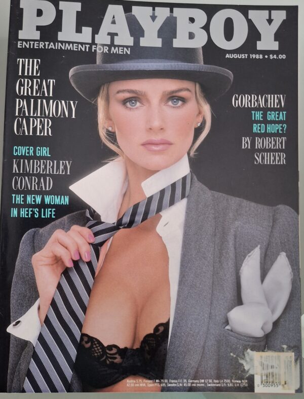 PLAYBOY från Augusti 1988. Mycket bra skick.