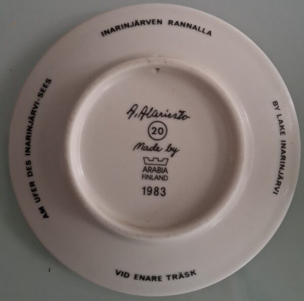 ARABIA 20 Tallrik. Mycket bra skick