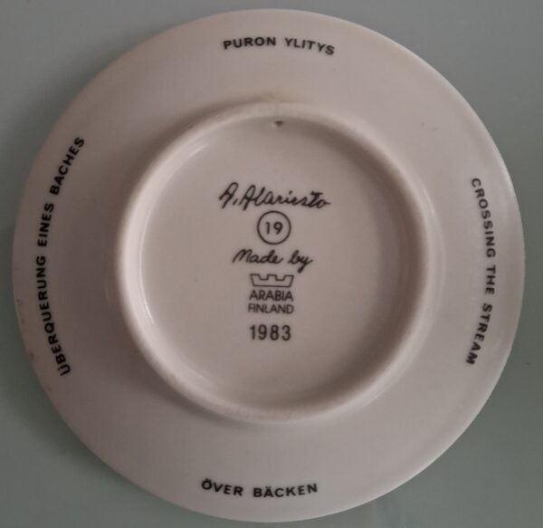 ARABIA 19 Tallrik. Mycket bra skick