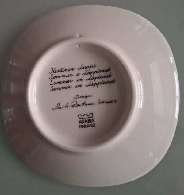 Sommar i Lappland ARABIA Tallrik. Mycket bra skick